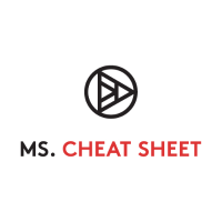Ms. Cheat Sheet